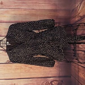 Est. 1946 Cross Body poked doted Blouse | Size M